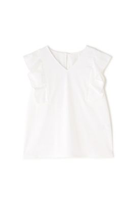 ◆フラットジャージーＶネックカットソー（０３１４１６０６１５）