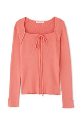 ◇ホルターリボンスクエアネックニット（0314170345 