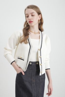 ＜PINKY&DIANNE＞◆ボーダーカーディガン（０３１４１７５３４６）