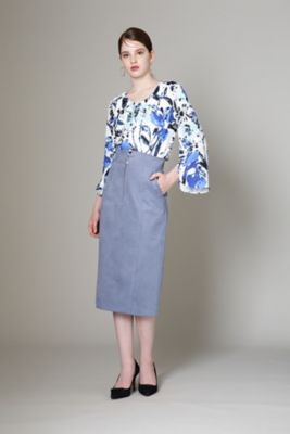 ピンキーダイアン[WEB限定商品]ブラッシュフラワープリントブラウス WEB限定商品］ ［URBAN PRECIOUS］ ブラッシュ