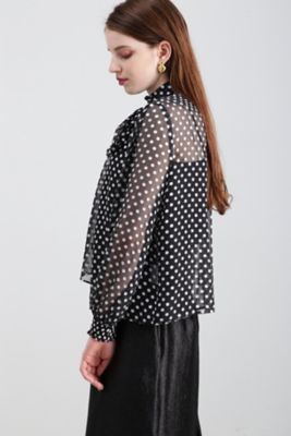 楽天市場】【SALE／30%OFF】◇オパールドットリボンブラウス