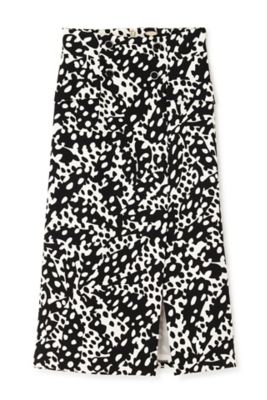 URBAN PRECIOUS］ アブストラクトドットプリントスカート 