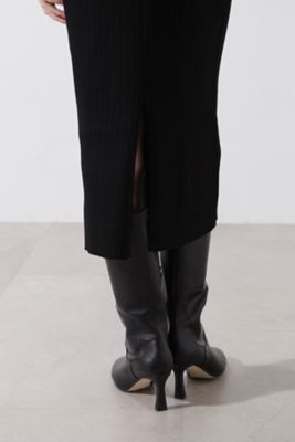 ラメジレ付きニットワンピース（０３１４２４７１８６）