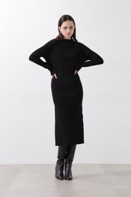 ラメジレ付きニットワンピース（０３１４２４７１８６）