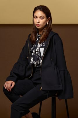 ◆ダンボールニットフードブルゾン（０３１４２６５９５１）