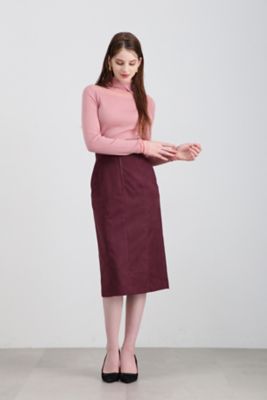 ◆スリットタートルネックニット（０３１４２７０９４０）
