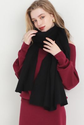 カシミア100% ストール　三越伊勢丹購入品　アドーア カシミヤ100％ボリュームストール（0314298001