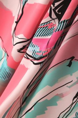 ◆アートフラワープリントブラウス（０３１５１１０２０９）