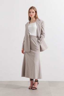 ◆ストライプセットアップスカート（０３１５１２０２２２）