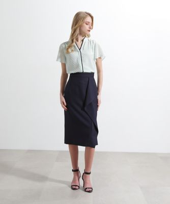 ◇リネンライクラッフルスカート（0315120507