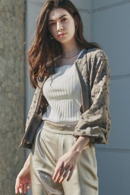 ◇レースジップブルゾン（0315155314