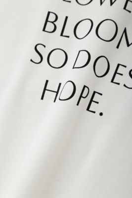 ◆Ｗｈｅｒｅ　ｆｌｏｗｅｒｓ　ｂｌｏｏｍ　Ｔシャツ（０３１５１６０２１１）
