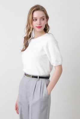 ＜PINKY&DIANNE＞◆フェザーヤーンニットプルオーバー（０３１５１７０１０９）