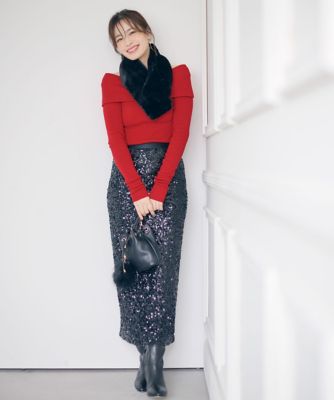 ◇スパンコールスカート（0315220109） | PINKY&DIANNE