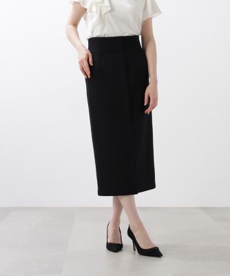 HYKE/ハイク/24SS/ドースキンミディスカート/タイトスカート HYKE【ハイク】 DOESKIN MIDI SKIRT (14148) | glamour online