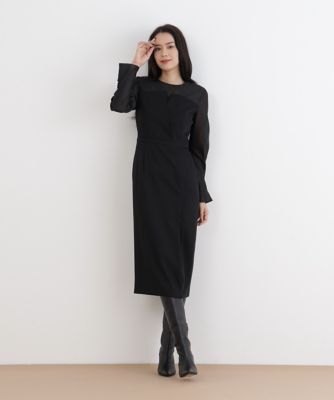 新品　ピンキーアンドダイアン　メタルパーツ付きフレアスリーブワンピース　パール 新品 ピンキーアンドダイアン メタルパーツ付きフレアスリーブ