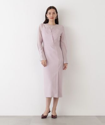 ◇パールスリーブドッキングワンピース（0315240008