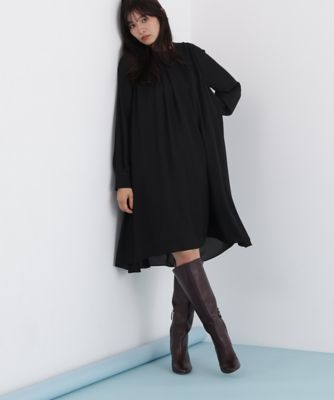 ＜PINKY&DIANNE＞◆タックフレアジョーゼットワンピース（０３１５２４０１２５）