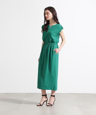 期間限定! DKNY シャーリング 美ライン ワンピース ◇スリーブシャーリングワンピース（0315240604