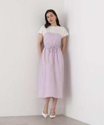 タフタドッキングワンピース（0315240831） | PINKY&DIANNE