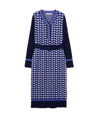 ◇ジオメトリックジャカードニットワンピース（0315247113