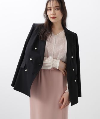 Ann Demeulemeester 希少 シルクサテンダブルブレストジャケット Ann Demeulemeester 希少 シルクサテンダブルブレストジャケット