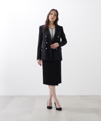⭐️ブラック ダブルブレストジャケット⭐️タイムセール Gymphlex | ダブルブレストジャケット WOMEN（テーラード