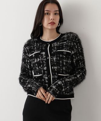 ピンキー＆ダイアン（PINKY&DIANNE）/◆フェザーヤーンツイードニットジャケット ◇フェザーヤーンツイードニットジャケット（0315275028