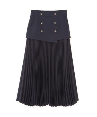 ソフトオックスプリーツスカート（0316120203