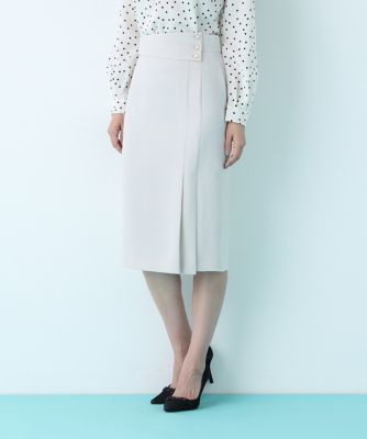 ＜PINKY&DIANNE＞アシンメトリックボタンラップスカート（０３１６１２０２０４）