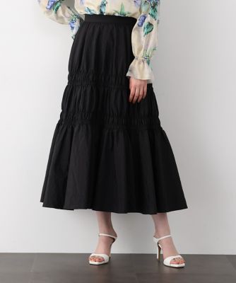 ＜PINKY&DIANNE＞シャイニーギャザースカート（０３１６１２０３１９）