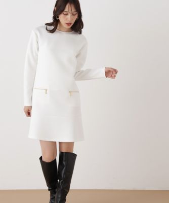 ◇ダンボールニットミニワンピース（0316140130