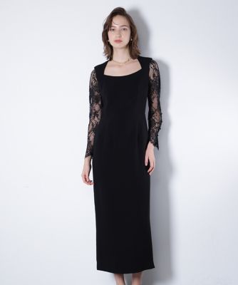 ベアカットレースコンビドレス ＿（0316140353