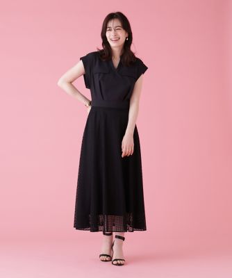 シアーチェックワンピース（0316140627） | PINKY&DIANNE