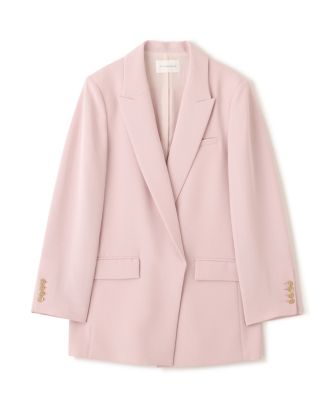 V12 ラグランスリーブジャケット ピンク ストライプスリーブジャケット（0316150104