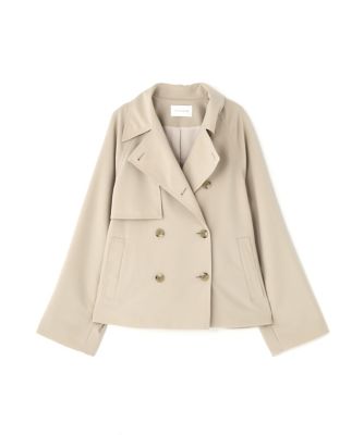 ソフトオックスショートトレンチコート（0316151221