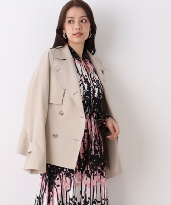 ソフトオックスショートトレンチコート（0316151221