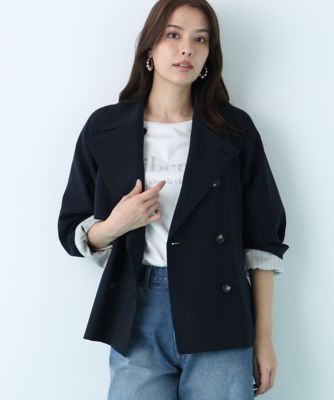 ソフトオックスショートトレンチコート（0316151221