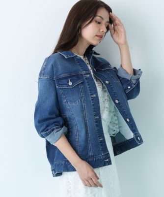 ルーズカラーデニムジャケット（0316155206