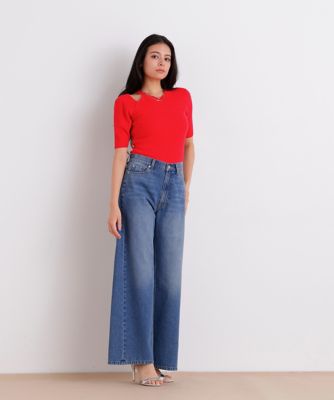 美香さん着用］カッティングニットプルオーバー（0316170408