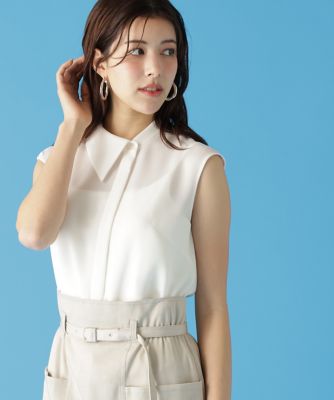 冨張愛コラボ］アシンメトリーカラーシャツ（0316210610