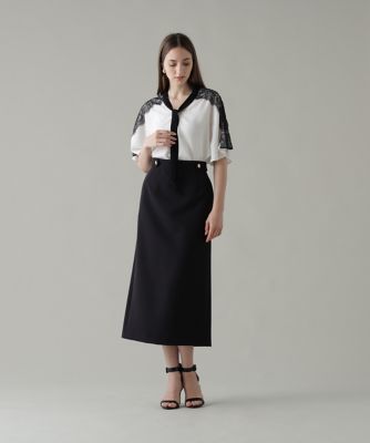 バックフレアダブルクロススカート（0316220807