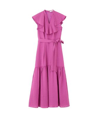 冨張愛コラボ］ラッフルネックワンピース（0316240612