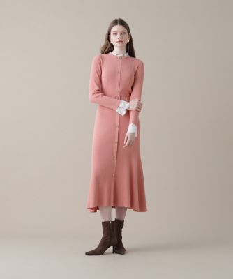 美香コラボ］レースコンビニットワンピース（0316247920