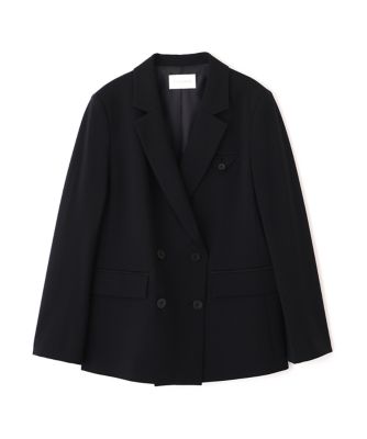 サテンパイピングダブルブレストジャケット（0316250903 