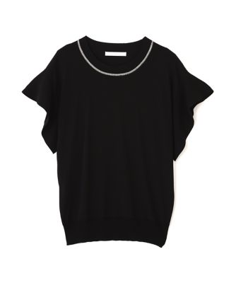 ラッフルスリーブニットプルオーバー（0316270706