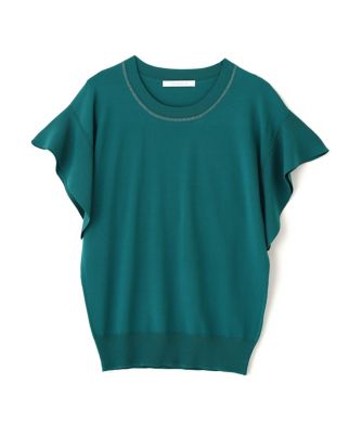 ラッフルスリーブニットプルオーバー（0316270706