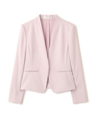 adabat ピンク ジャケット サイドポケット付き パデットパッチポケット