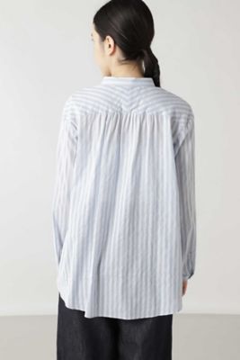 ◆ドビーストライプブラウス（０７７０１１０２０４）