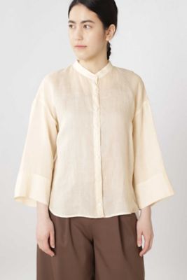 ＜human woman (Women)＞◆ラミーシャツブラウス（０７７０１１０５３４）